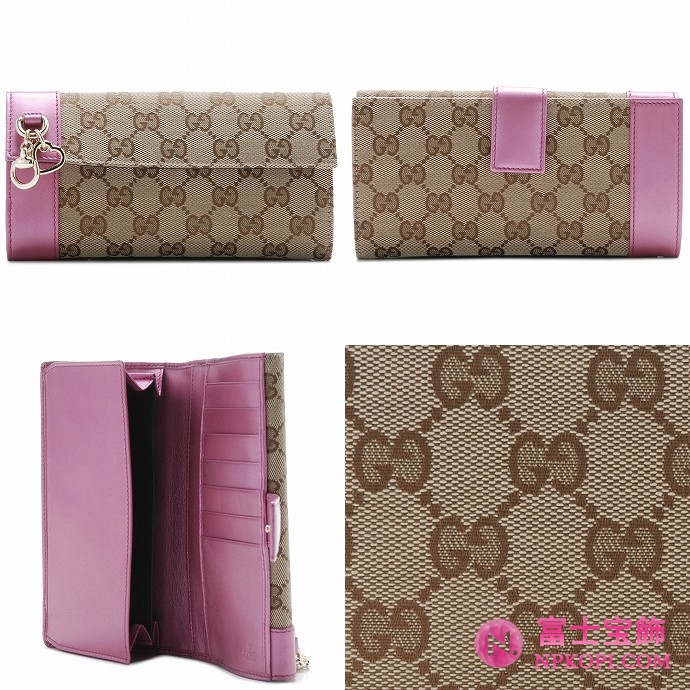 GUCCI/グッチ 2012年春夏新作SIENNAグッチシマGG柄2つ折り長財布 270027 F4C2G 9799 